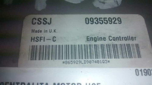  CENTRALITA MOTOR UCE OPEL ASTRA G BERLINA 
