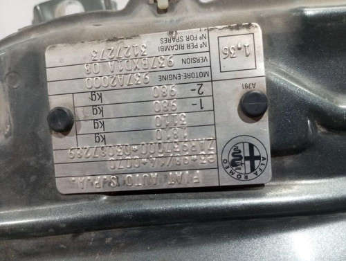  TRAVESAÑO SUPERIOR ALFA ROMEO 147 (190) 