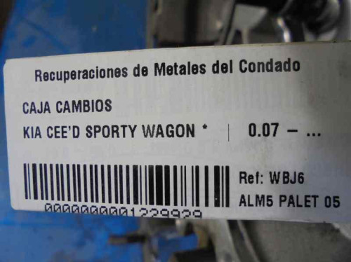 CAJA CAMBIOS Kia CEED SPORTSWAGON (ED) 