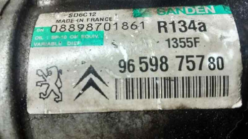  COMPRESOR AIRE ACONDICIONADO, PEUGEOT, 207 