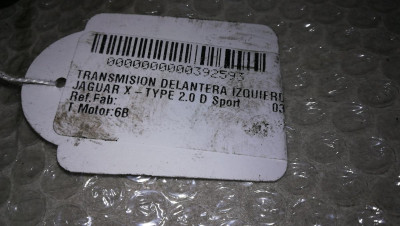 TRANSMISION DELANTERA IZQUIERDA, JAGUAR, X-TYPE