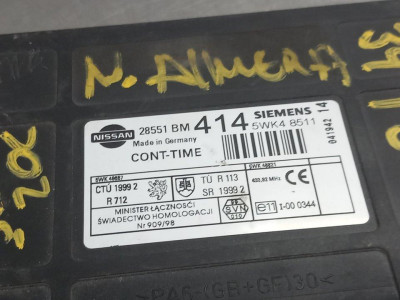 CENTRALITA INMOVILIZADOR, NISSAN, ALMERA (N16/E)