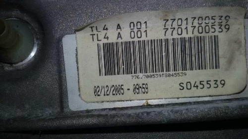 CAJA CAMBIOS RENAULT MEGANE II BERLINA 5P 