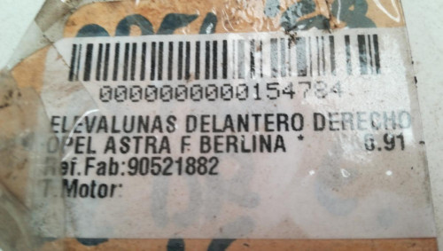  ELEVALUNAS DELANTERO DERECHO 