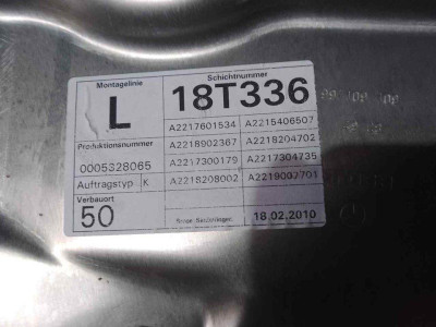 ELEVALUNAS TRASERO IZQUIERDO, MERCEDES-BENZ, CLASE S (BM 221) LIM.