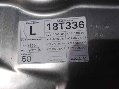 ELEVALUNAS TRASERO IZQUIERDO MERCEDES-BENZ CLASE S (BM 221) LIM. 
