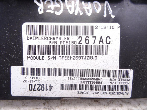 CENTRALITA CAMBIO AUTOMATICO, CHRYSLER, GRAND VOYAGER (RT)