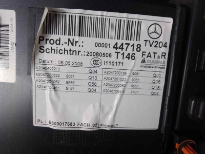 GUARNECIDO PUERTA DELANTERA DERECHA, MERCEDES-BENZ, CLASE C (BM 204) BERLINA