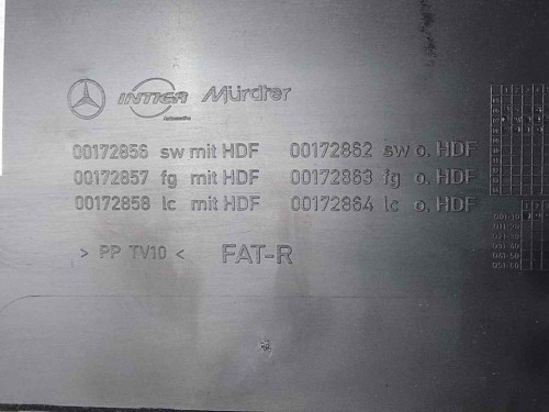 GUARNECIDO PUERTA DELANTERA DERECHA MERCEDES-BENZ CLASE C (BM 204) BERLINA 