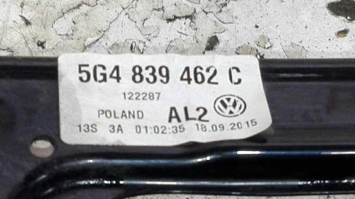 ELEVALUNAS TRASERO DERECHO Volkswagen GOLF VII (5G1/BE1) 