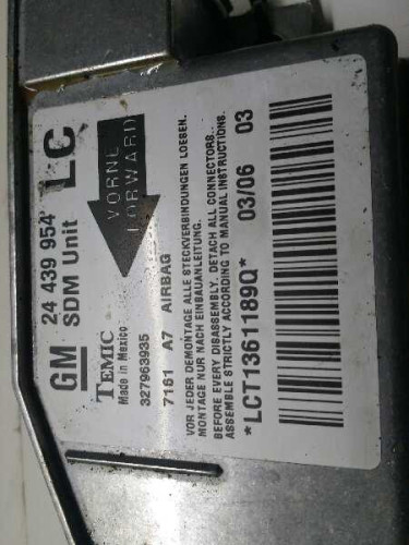  CENTRALITA AIRBAG OPEL CORSA C 