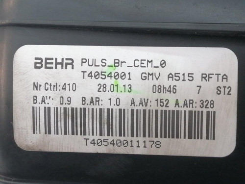  MOTOR CALEFACCION, CITROEN, DS3 