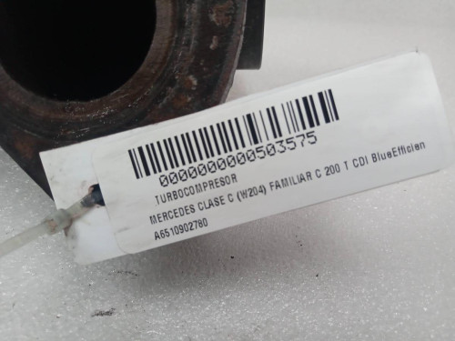 TURBOCOMPRESOR MERCEDES-BENZ CLASE C (BM 204) FAMILIAR 