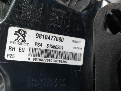 PILOTO TRASERO DERECHO, PEUGEOT, 3008