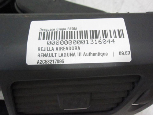  REJILLA AIREADORA Renault LAGUNA III BERLINA 