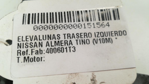  ELEVALUNAS TRASERO IZQUIERDO 