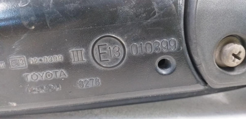 RETROVISOR DERECHO TOYOTA YARIS (NCP1/NLP1/SCP1) 