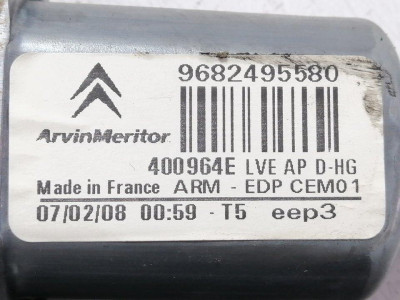 ELEVALUNAS DELANTERO DERECHO, CITROEN, C4 PICASSO