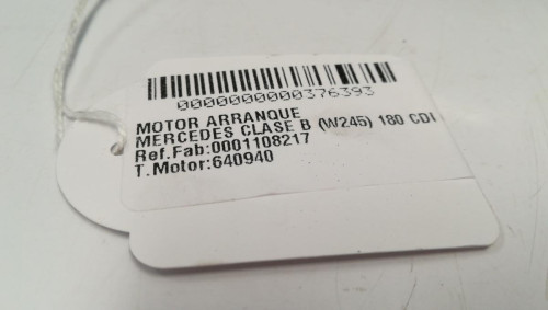  MOTOR ARRANQUE MERCEDES-BENZ CLASE B (BM 245) 