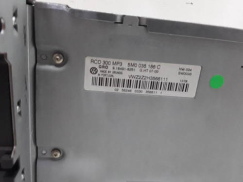 SISTEMA AUDIO / RADIO CD Volkswagen TIGUAN (5N1) 
