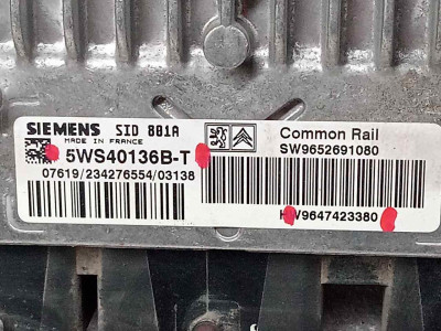 CENTRALITA MOTOR UCE, PEUGEOT, PARTNER (S2)