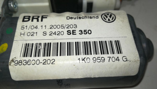  MOTOR ELEVALUNAS TRASERO DERECHO SEAT LEON (1P1) 