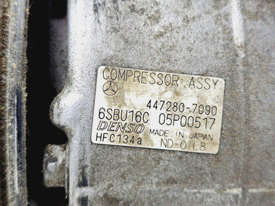 COMPRESOR AIRE ACONDICIONADO, Mercedes-Benz, CLASE C (BM 204) FAMILIAR