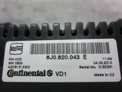 MANDO CALEFACCION / AIRE ACONDICIONADO, SEAT, IBIZA BERLINA (6J5)