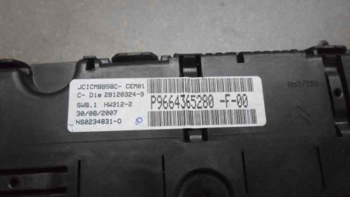  CUADRO INSTRUMENTOS, CITROEN, GRAND C4 PICASSO 