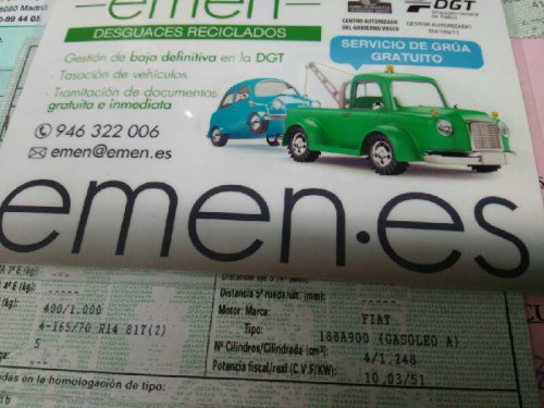  FIAT II PUNTO (188) BERLINA 