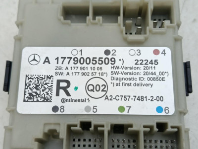 CENTRALITA CIERRE, Mercedes-Benz, CLASE A (BM 177)