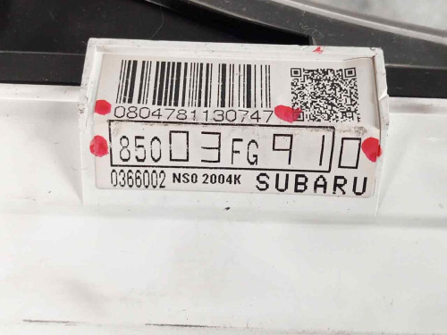  CUADRO INSTRUMENTOS, SUBARU, IMPREZA (G12) 