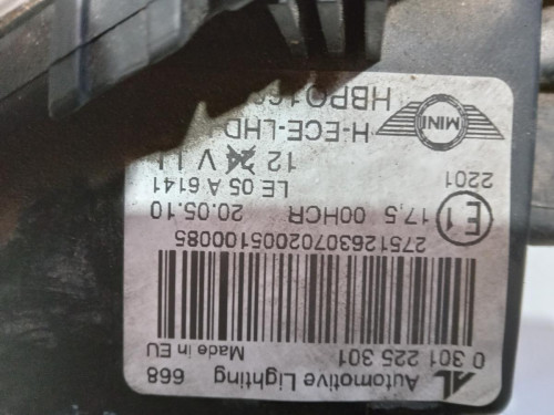  FARO IZQUIERDO, BMW, MINI (R56) 