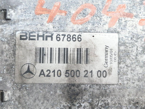  INTERCOOLER, MERCEDES-BENZ, CLASE E (BM 210) BERLINA 