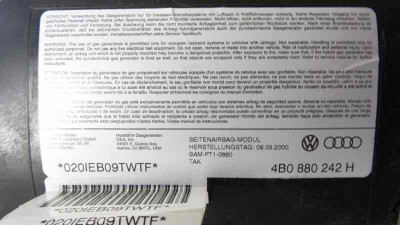 AIRBAG LATERAL DERECHO, AUDI, A6 AVANT (4B5)