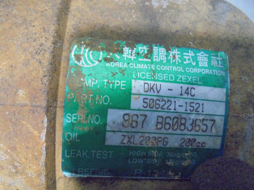COMPRESOR AIRE ACONDICIONADO Ssangyong KORANDO 