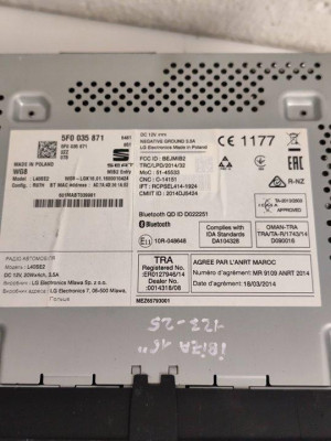 SISTEMA AUDIO / RADIO CD, SEAT, IBIZA BERLINA (6J5)