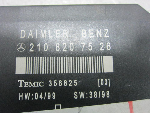  MODULO CONFORT MERCEDES-BENZ CLASE E (BM 210) BERLINA 