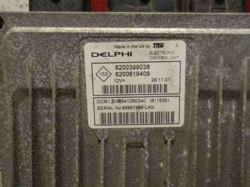 CENTRALITA MOTOR UCE Renault MEGANE II BERLINA 5P 