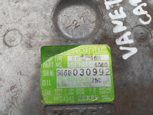 COMPRESOR AIRE ACONDICIONADO NISSAN VANETTE CARGO 