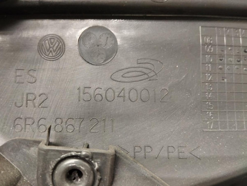 GUARNECIDO PUERTA TRASERA IZQUIERDA Volkswagen POLO V (6R1) 