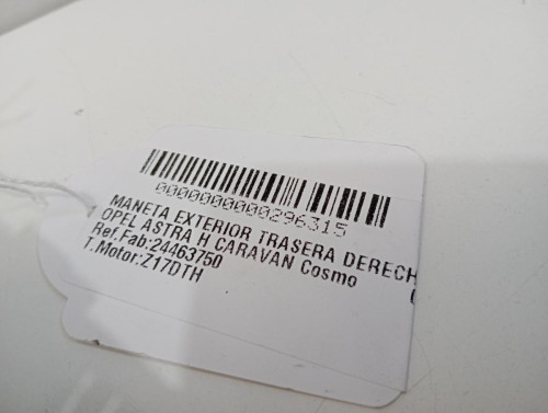  MANETA EXTERIOR TRASERA DERECHA OPEL ASTRA H CARAVAN 