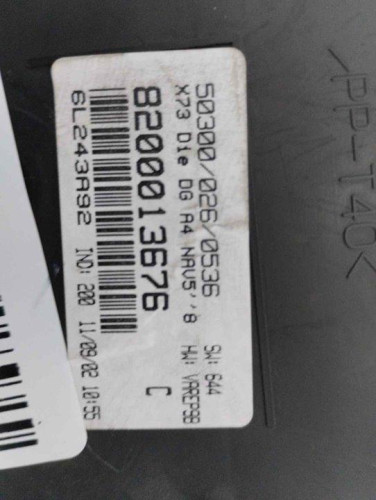  CUADRO INSTRUMENTOS RENAULT VEL SATIS (BJ0) 