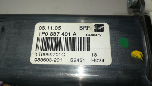  MOTOR ELEVALUNAS DELANTERO IZQUIERDO SEAT LEON (1P1) 