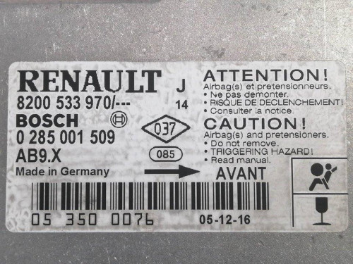  CENTRALITA AIRBAG RENAULT MODUS I 