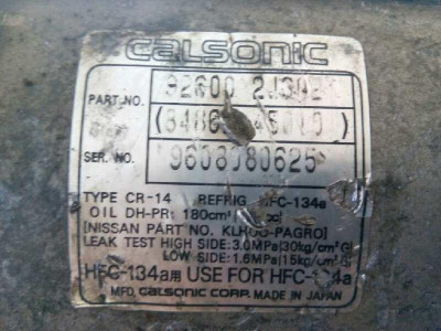 COMPRESOR AIRE ACONDICIONADO