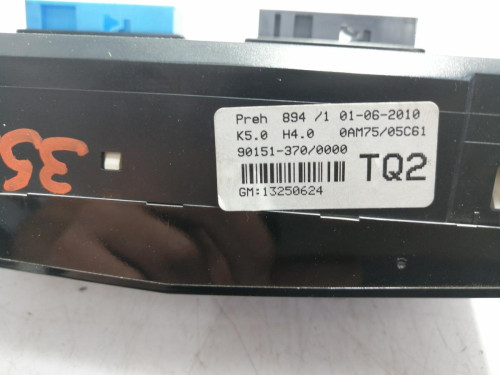  MANDO CLIMATIZADOR OPEL ZAFIRA B 