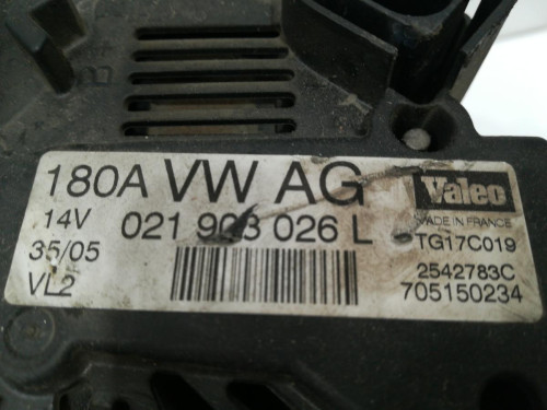  ALTERNADOR VOLKSWAGEN PASSAT BERLINA (3C2) 
