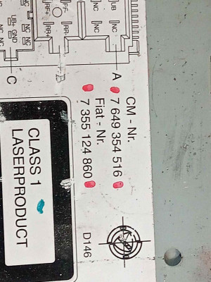 SISTEMA AUDIO / RADIO CD, FIAT, II DOBLÒ (263) CARGO