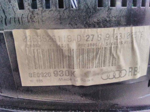 CUADRO INSTRUMENTOS AUDI A4 BERLINA (8E) 